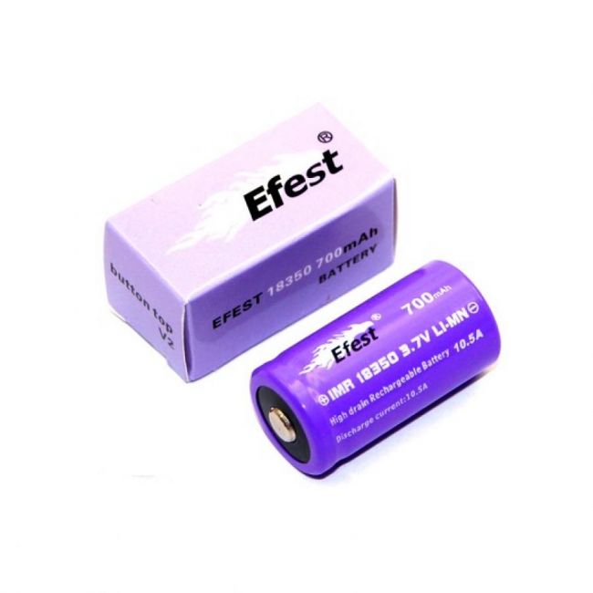 Аккумулятор Purple Efest IMR 18350 700mAh 10.5A